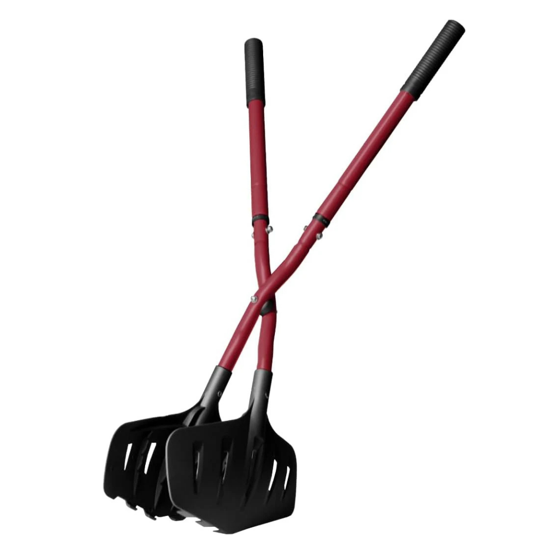 RootSlayer XXL Leaf Rake with Telescopic Handle