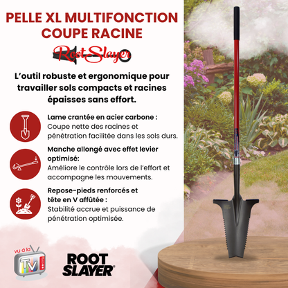 Rootslayer XL Extended Handle Shovel