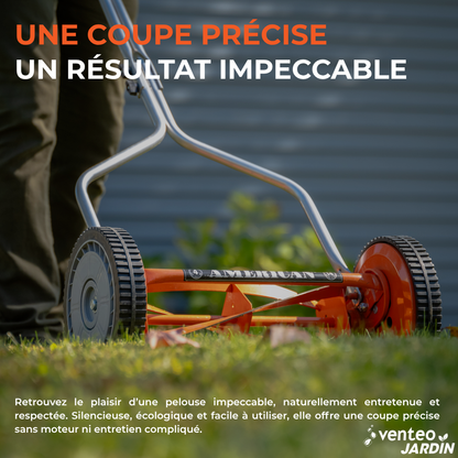 4-blade reel mower