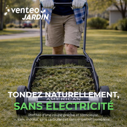 Bac ramassage tondeuse manuelle hélicoïdale 5 lames