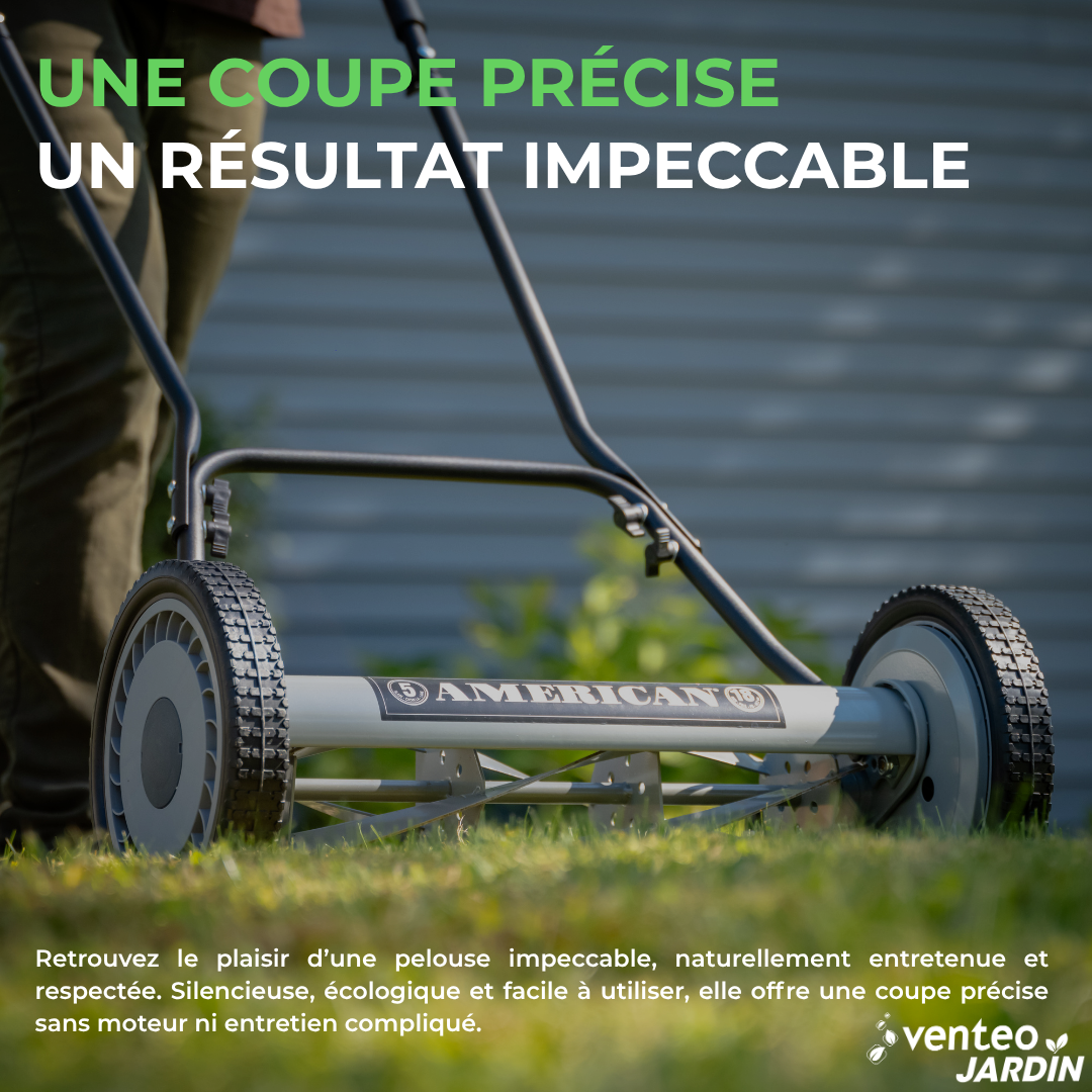 Tondeuse manuelle hélicoïdale 5 Lames